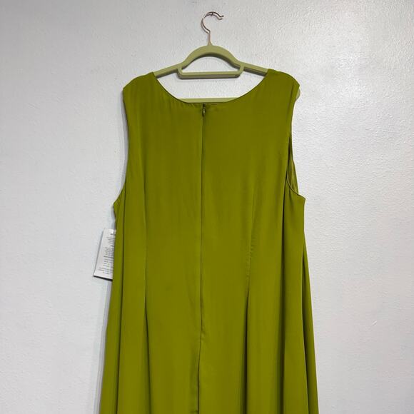 Mile Gabrielle Green Midi Dress Sz 24 NWT - Picture 7 of 11